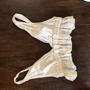 Aerie eyelet crop top